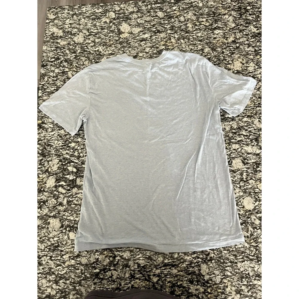 Old Navy Go-Recycled Boys XXL 18 Light‎ Blue Heathered Pocket T-Shirt
